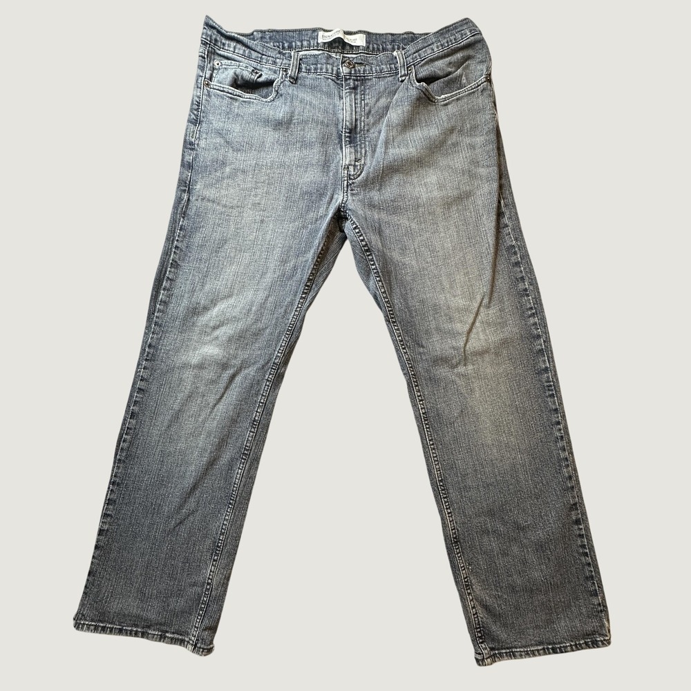 Levi's Signature Jeans Mens 38x30 (36x29) Blue S61 Relaxed Fit Distressed Faded